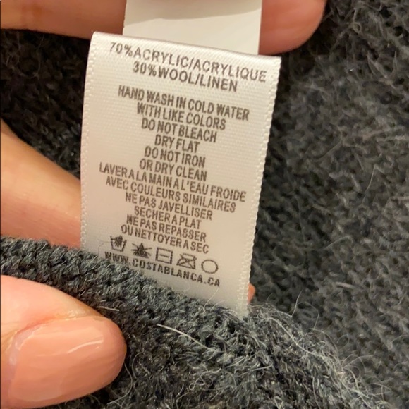 Wool Blend Wrap Cardigan - Picture 9 of 9